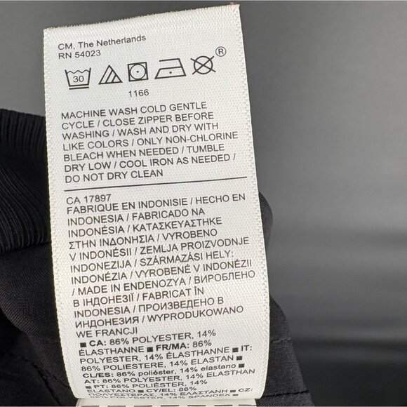 Athleta Women's Nolita Slim Tapered Crop Pants 12 Black UPF 50+ Featherweight - Picture 8 of 12